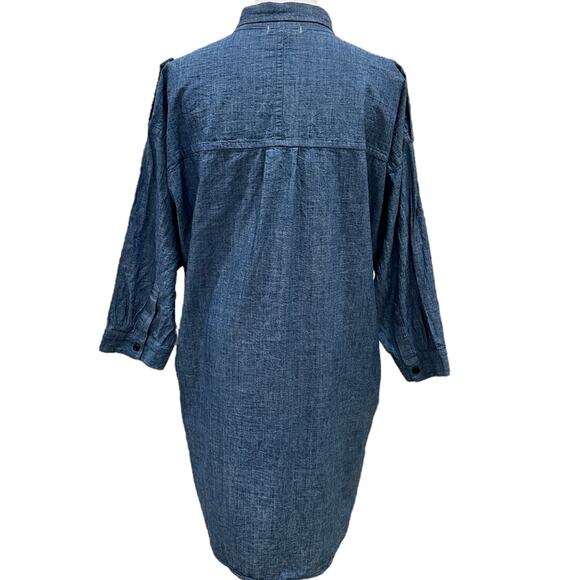 Alex Mill Military Chambray Denim Dress - Picture 6 of 8